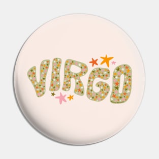 Starry Virgo Pin