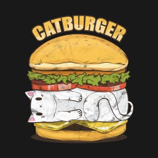 Cat Burger Vintage Look T-Shirt