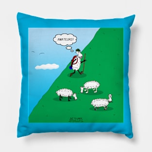 Mountain Climbing Sheep Pillow