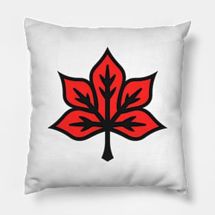 Funky Maple Leaf Pillow