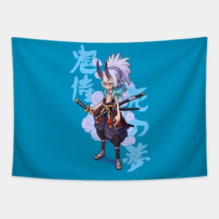 Demon Samurai Tapestry