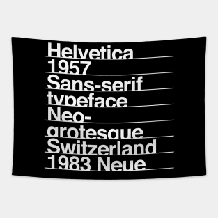 Helvetica TYPO FACTS Tapestry