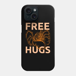 BFS - Free Hugs! Orange Phone Case