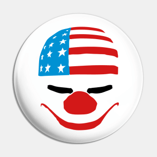 Payday American Joker Mask Pin