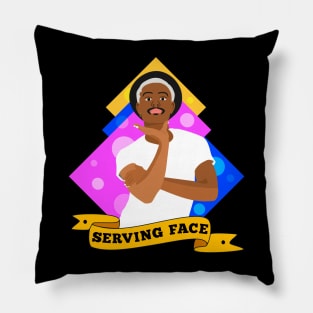 Serving Face Pillow