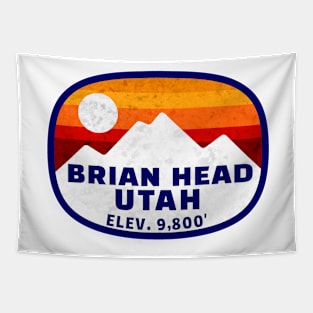 Ski Brian Head Utah Skiing Winter Sports Snowboarding Tapestry