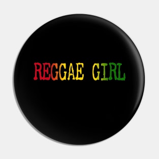 Reggae Girl Pin