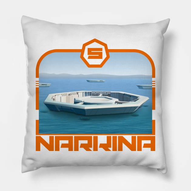 Narkina 5 Prison Complex Pillow by Scud"