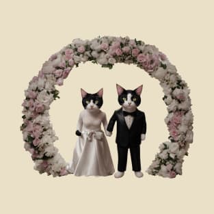 Cat Bride and Groom T-Shirt