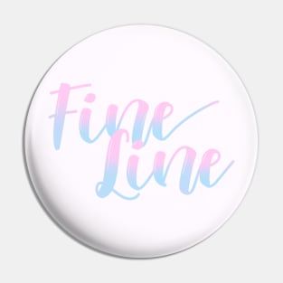 Fine Line illustrative piece Pin