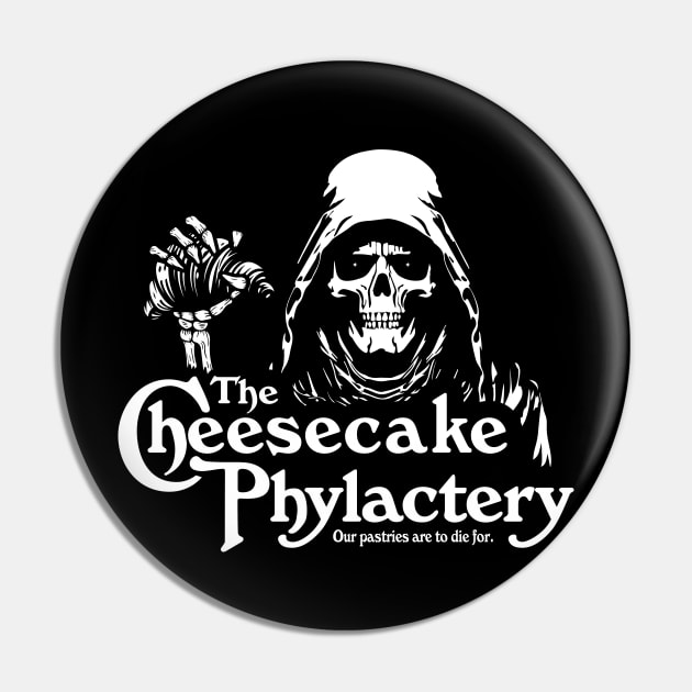 Cheesecake Phylactery Pin by OutdoorMayhem