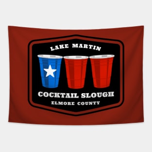 Cocktail Slough • Solo-Cups • Lake Martin Tapestry