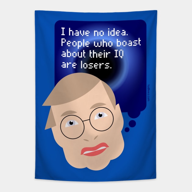 Stephen Hawking Tapestry by tuditees