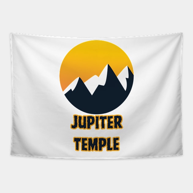 Jupiter Temple Tapestry by Canada Cities