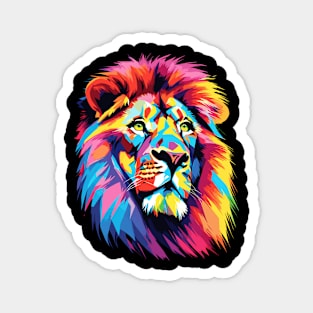 Lion Pop Art Magnet