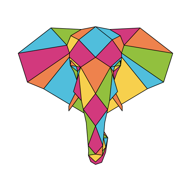 Elephant Mosaic by FairyTees