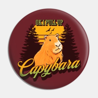 Capybara Pin