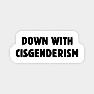 Down With Cisgenderism Magnet