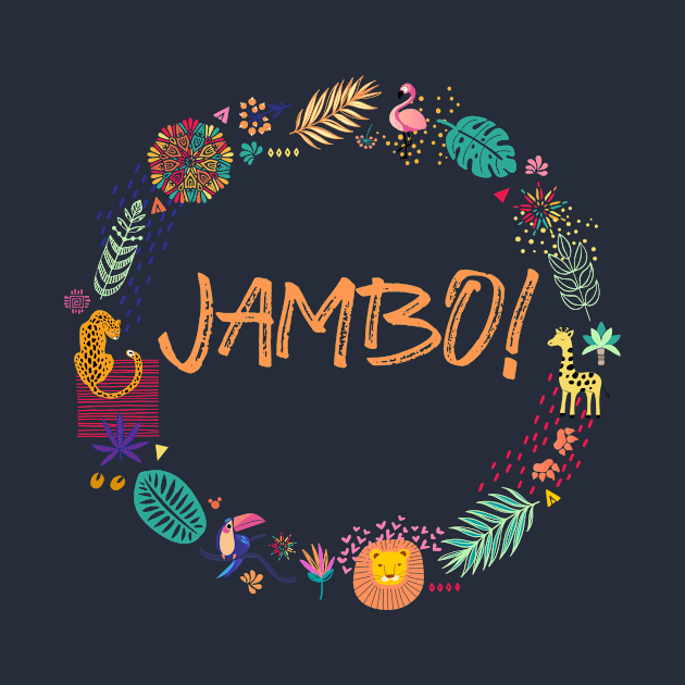 Jambo! (For dark fabrics) by 5571 designs