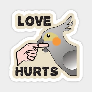 Love Hurts - Cockatiel Parrot Female Magnet