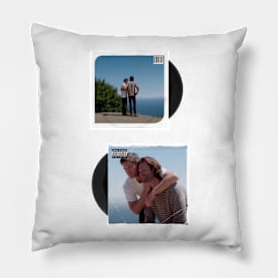 j2 jensen and jared double vinyl supernatural Pillow