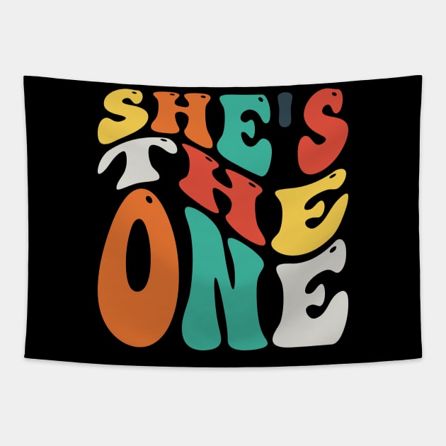 She Is The One v6 Tapestry by Emma
