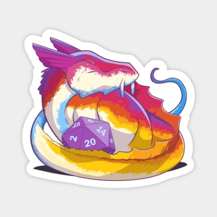 Cloud Dragon d20 Magnet