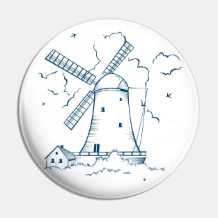 Dutch windmill Pin