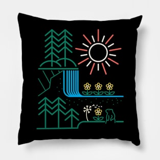 Wild Spring Day Pillow