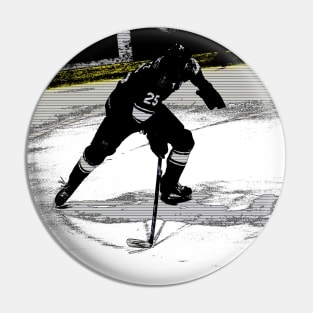 On the Move - Hockey Player Pin