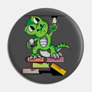 dinosaur in library Pin