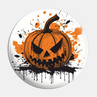 Graffiti Halloween Pumpkin Pin