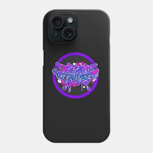 Pink and Purple Graffiti BrokenOpus Logo Phone Case