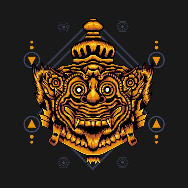 Barong The Culture Sacred Geometry by Marciano Graphic