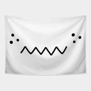 Mouth funny kawaii Tapestry