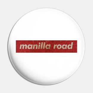 Manilla Road - SIMPLE RED VINTAGE Pin