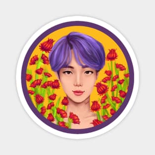 BTS (방탄소년단) Jin Birth Flower (Rumex) Magnet