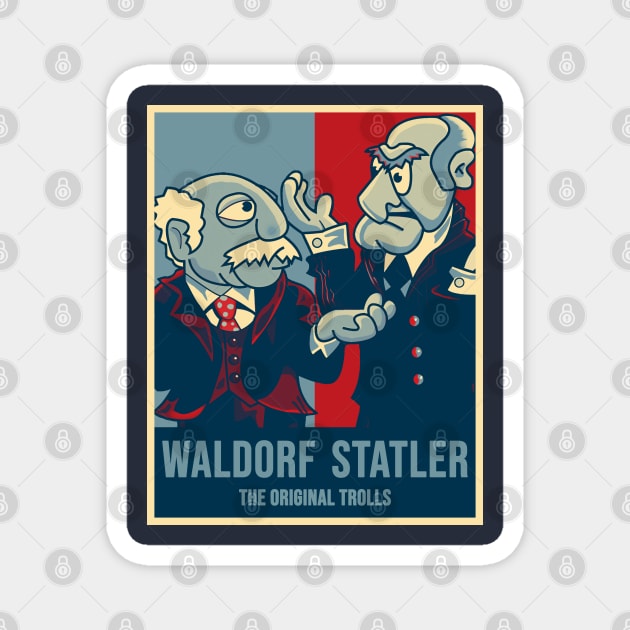 Waldorf And Statler Magnet by Putragatot