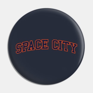 Space City Baseball Pin