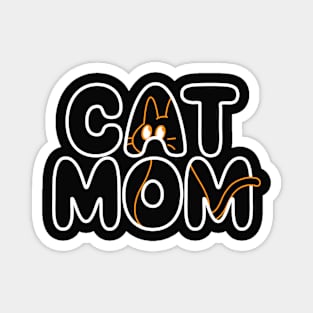 Cat Mom Magnet