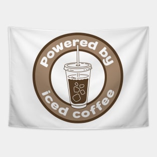 iced coffee - powered by iced coffee Tapestry