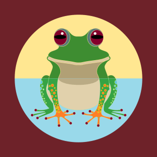 Frog in Outdoor Bath T-Shirt