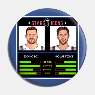 Luka & Dirk - NBA Jam “Stars & Icons” Edition Pin