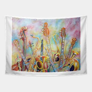 Music Bouquet Tapestry