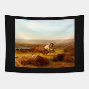 Wild West Series Last of the Buffalo Tapestry