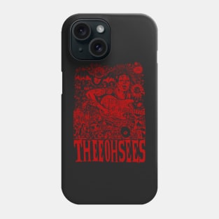 thee oh sees i need seed red Phone Case