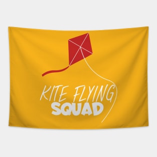 Kite flying squad Tapestry