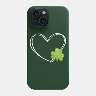 Shamrock Heart Phone Case