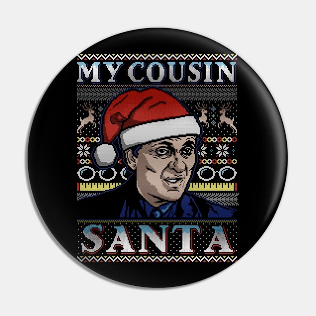 My Cousin Santa Pin by CoDDesigns