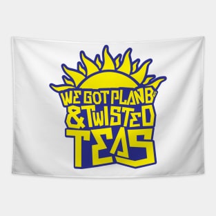 Plan Bs & Twisted Teas - Blue/Yellow Tapestry